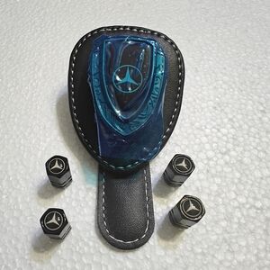 NEW Mercedes Benz Logo Sunglasses Eyeglasses Holder, And Tire Valve Caps